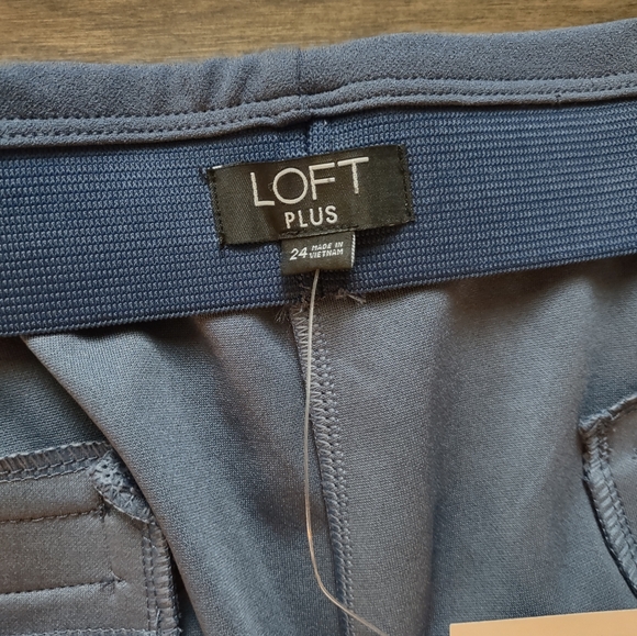 Loft Pull On Wide Leg Cropped Pants NWT - Picture 4 of 13